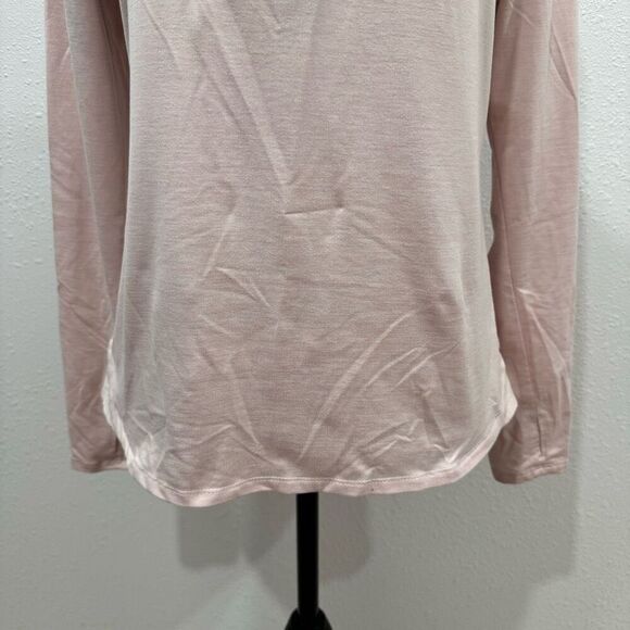 Apana pink sweater quarter zip  size medium - Picture 2 of 7